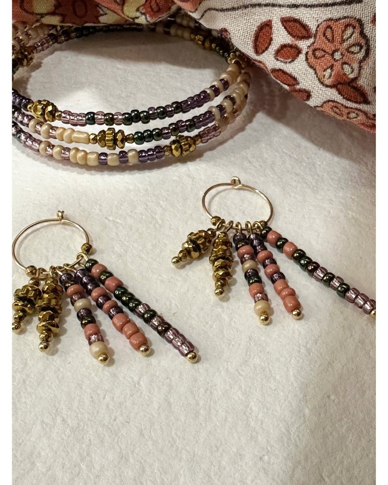 BOUCLES D'OREILLES CREOLES DELHI - BO240401 - Mademoizelle Moon - Désaccords