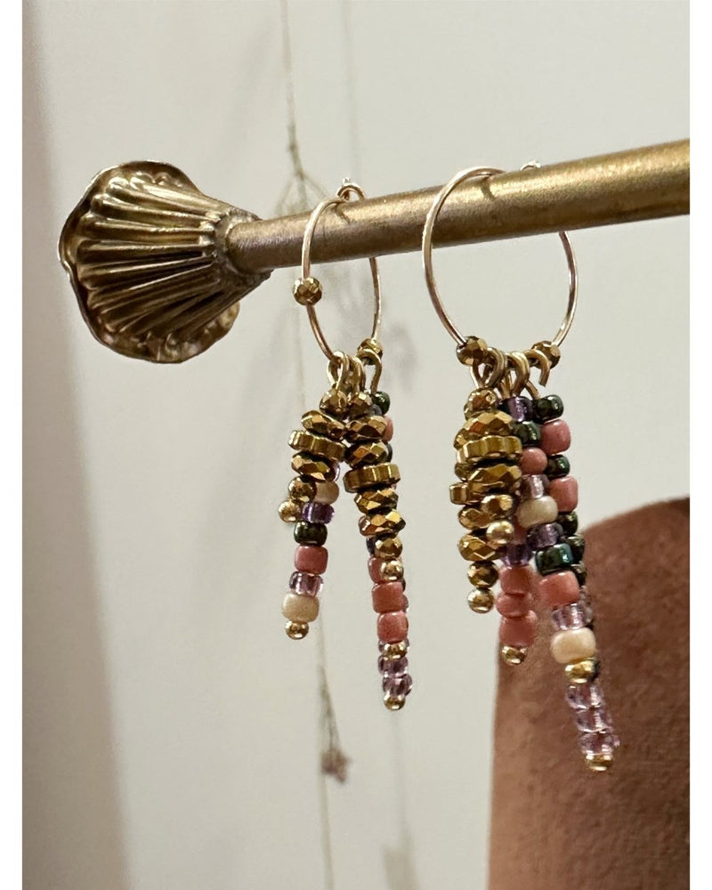 BOUCLES D'OREILLES CREOLES DELHI - BO240401 - Mademoizelle Moon - Désaccords