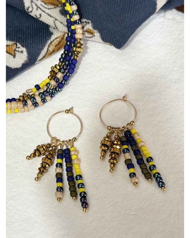 BOUCLES D'OREILLES CREOLES DELHI - BO240402 - Mademoizelle Moon - Désaccords