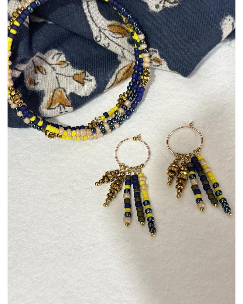 BOUCLES D'OREILLES CREOLES DELHI - BO240402 - Mademoizelle Moon - Désaccords
