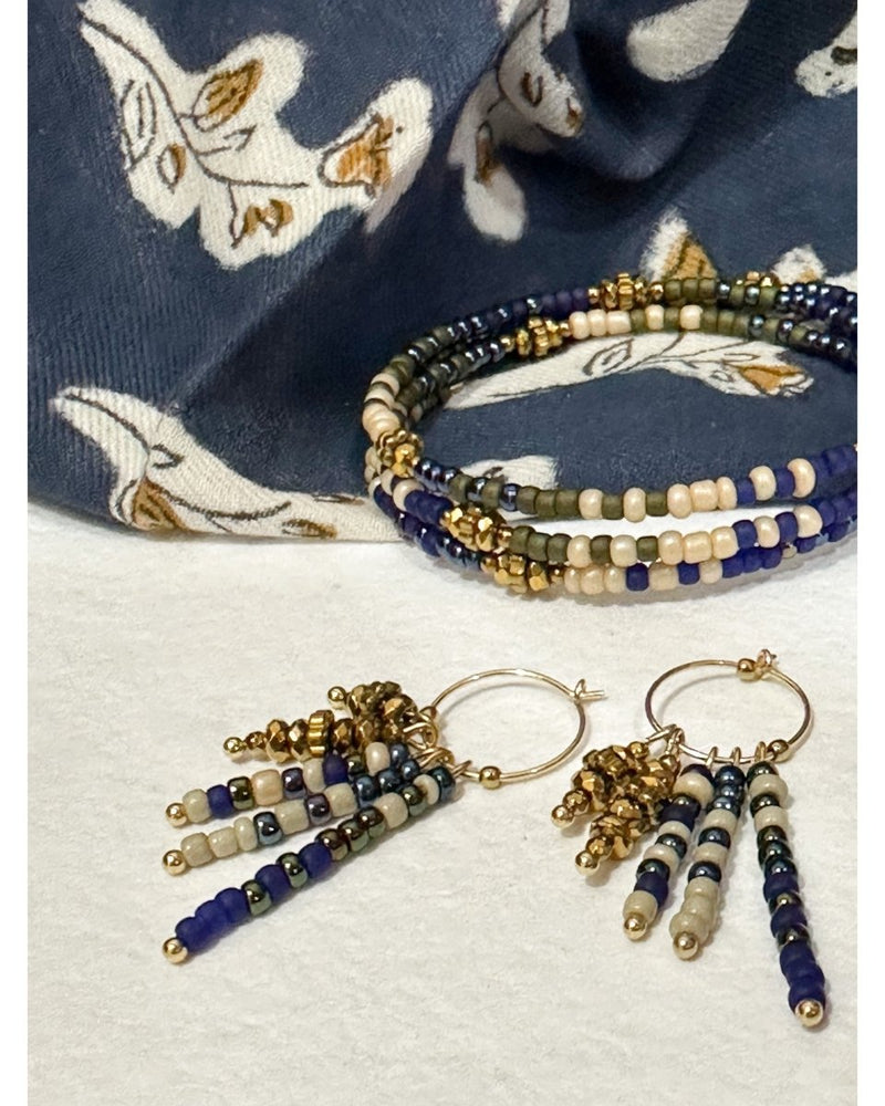 BOUCLES D'OREILLES CREOLES DELHI - BO240404 - Mademoizelle Moon - Désaccords