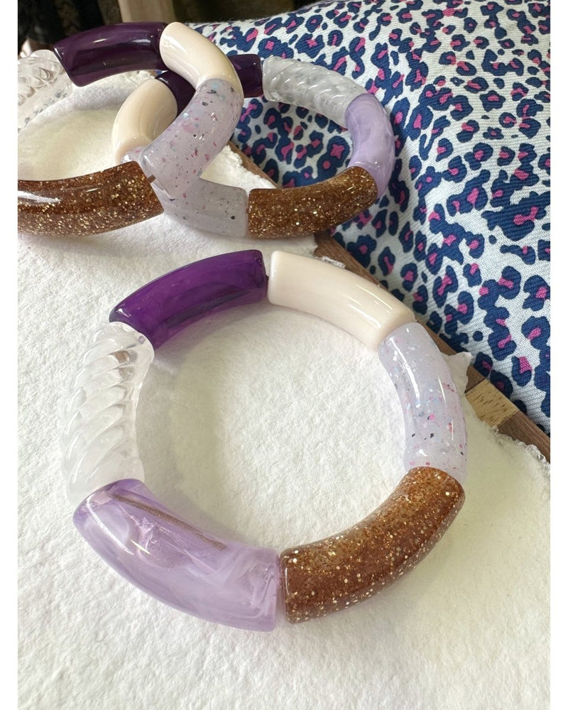 BRACELET MILA - VIOLET 240349 - Mademoizelle Moon - Désaccords