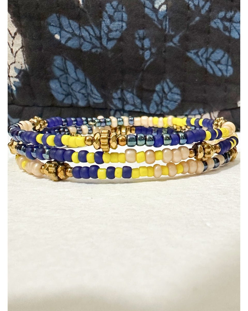 BRACELET TROIS TOURS - DELHI - 240409 - Mademoizelle Moon - Désaccords