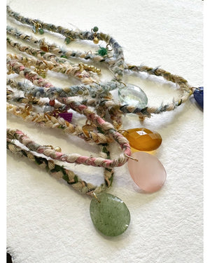 COLLIER MINI-SAUTOIR PONDYCHERI Amazonite - 240364 - Mademoizelle Moon - Désaccords