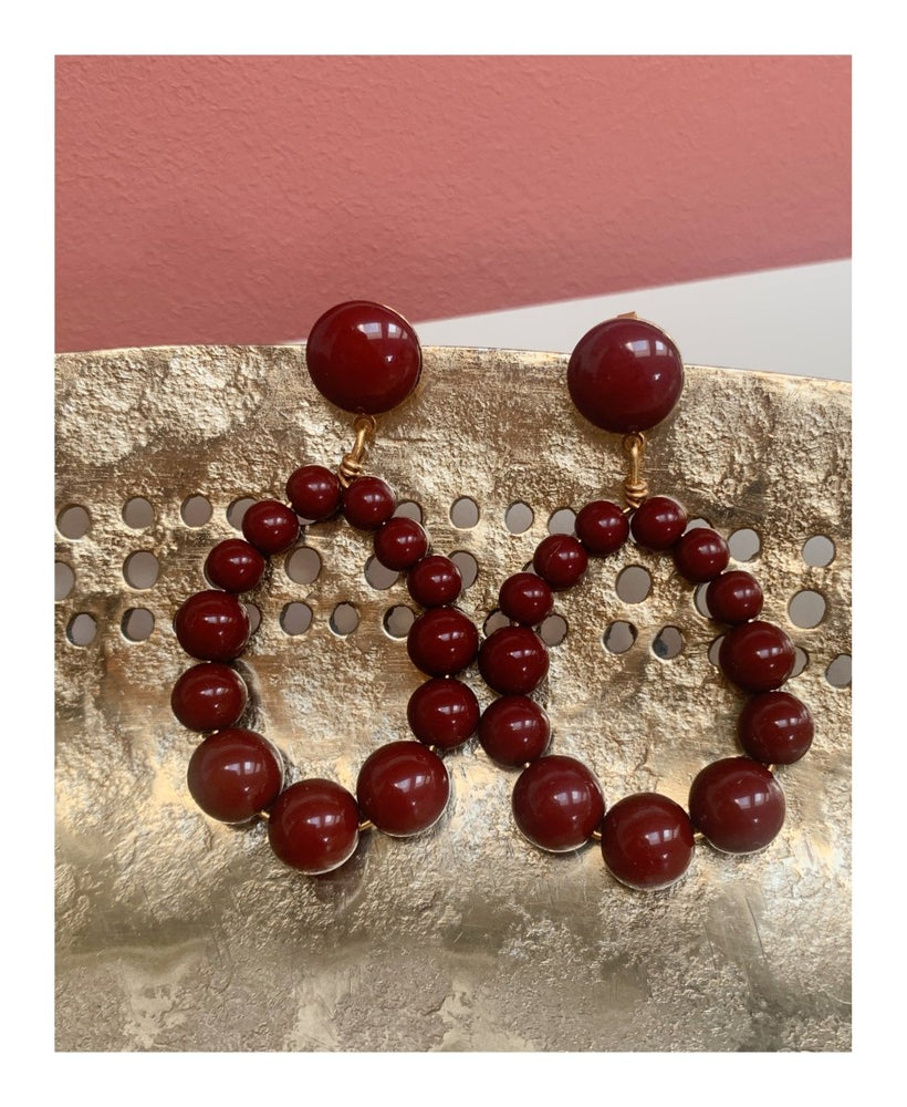 BOUCLES D'OREILLES BABY DOLL - Cerise - Mademoizelle Moon - Désaccords