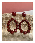 BOUCLES D'OREILLES BABY DOLL - Cerise - Mademoizelle Moon - Désaccords