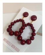 BOUCLES D'OREILLES BABY DOLL - Cerise - Mademoizelle Moon - Désaccords