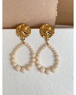 BOUCLES D'OREILLES BABY DOLL - Écru - Mademoizelle Moon - Désaccords