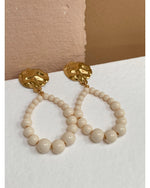 BOUCLES D'OREILLES BABY DOLL - Écru - Mademoizelle Moon - Désaccords