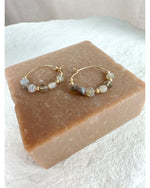 BOUCLES D'OREILLES CREOLES SIMBA -M - Mademoizelle Moon - Désaccords