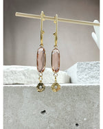 BOUCLES D'OREILLES JANIE ROSÉ - Mademoizelle Moon - Désaccords