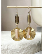 BOUCLES D'OREILLES MAALA - Rose - Mademoizelle Moon - Désaccords