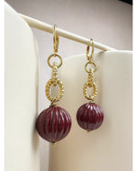 BOUCLES D'OREILLES NOLITA CERISE - Mademoizelle Moon - Désaccords