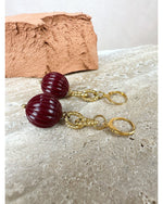 BOUCLES D'OREILLES NOLITA CERISE - Mademoizelle Moon - Désaccords