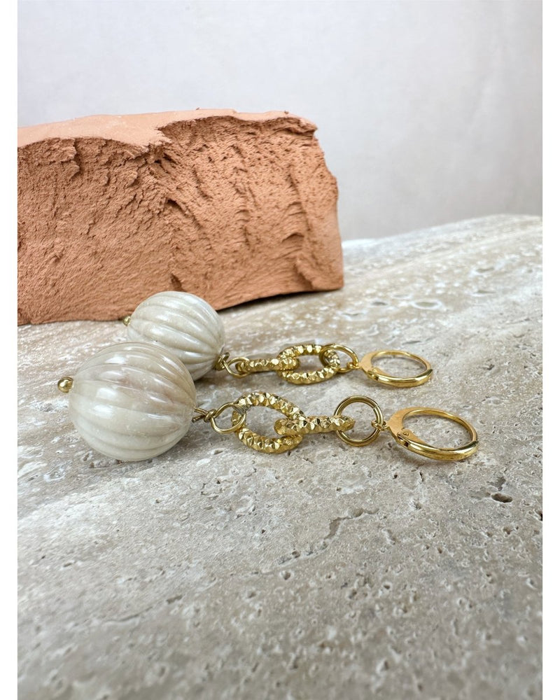 BOUCLES D'OREILLES NOLITA SABLE - Mademoizelle Moon - Désaccords