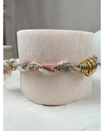 BRACELET DELHI TRESSÉ - Rose - Mademoizelle Moon - Désaccords