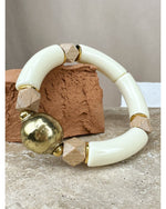 BRACELET KARÏNA - Lait - Mademoizelle Moon - Désaccords