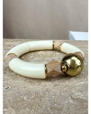 BRACELET KARÏNA - Lait - Mademoizelle Moon - Désaccords
