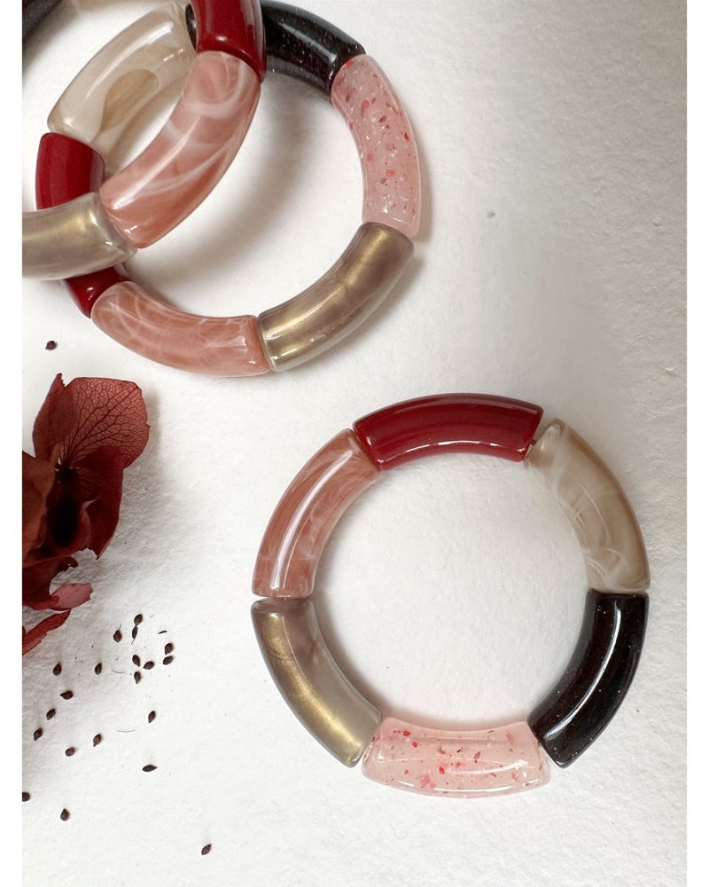 BRACELET MILA - Cerise - Mademoizelle Moon - Désaccords