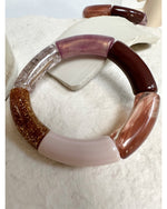 BRACELET MILA PAILLETÉ - Parme - Mademoizelle Moon - Désaccords
