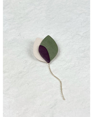 BROCHE CARLA - Kaki - Mademoizelle Moon - Désaccords