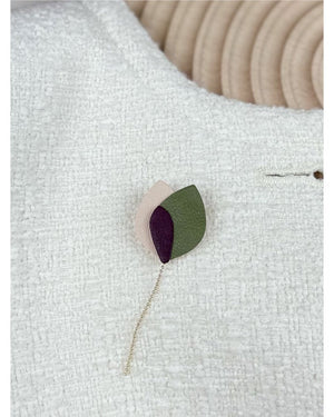BROCHE CARLA - Kaki - Mademoizelle Moon - Désaccords