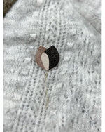 BROCHE CARLA - Noir - Mademoizelle Moon - Désaccords