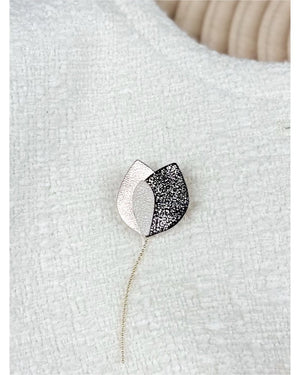 BROCHE CARLA - Noir - Mademoizelle Moon - Désaccords