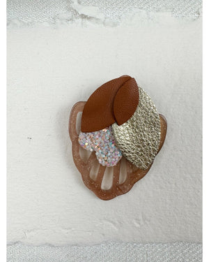 BROCHE CHARLINE - Caramel - Mademoizelle Moon - Désaccords