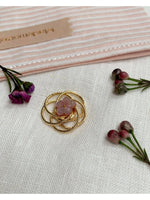 BROCHE FLEUR DES CHAMPS ROSE - Mademoizelle Moon - Désaccords