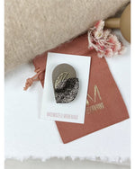 BROCHE NORMA - Marron glacé - Mademoizelle Moon - Désaccords