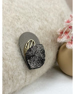 BROCHE NORMA - Marron glacé - Mademoizelle Moon - Désaccords