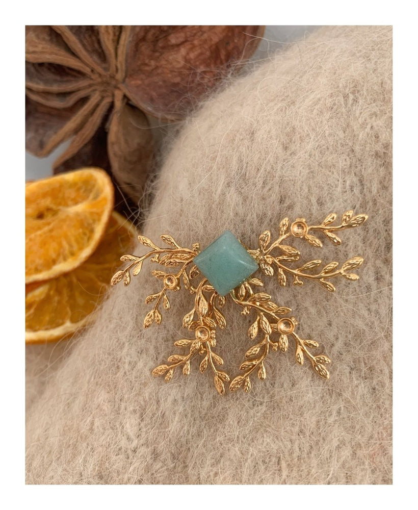 BROCHE SOUS LE GUI VERT - Mademoizelle Moon - Désaccords